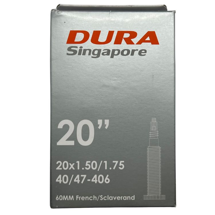 DURA Singapore 20 x 1.50/1.75 TUBE (40/47-406) 60MM PRESTA VALVE