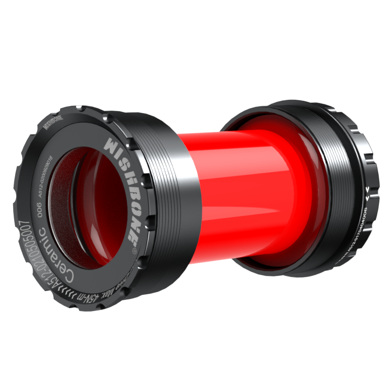 WISHBONE T47 (75.5mm) BBRIGHT CERAMIC BOTTOM BRACKET