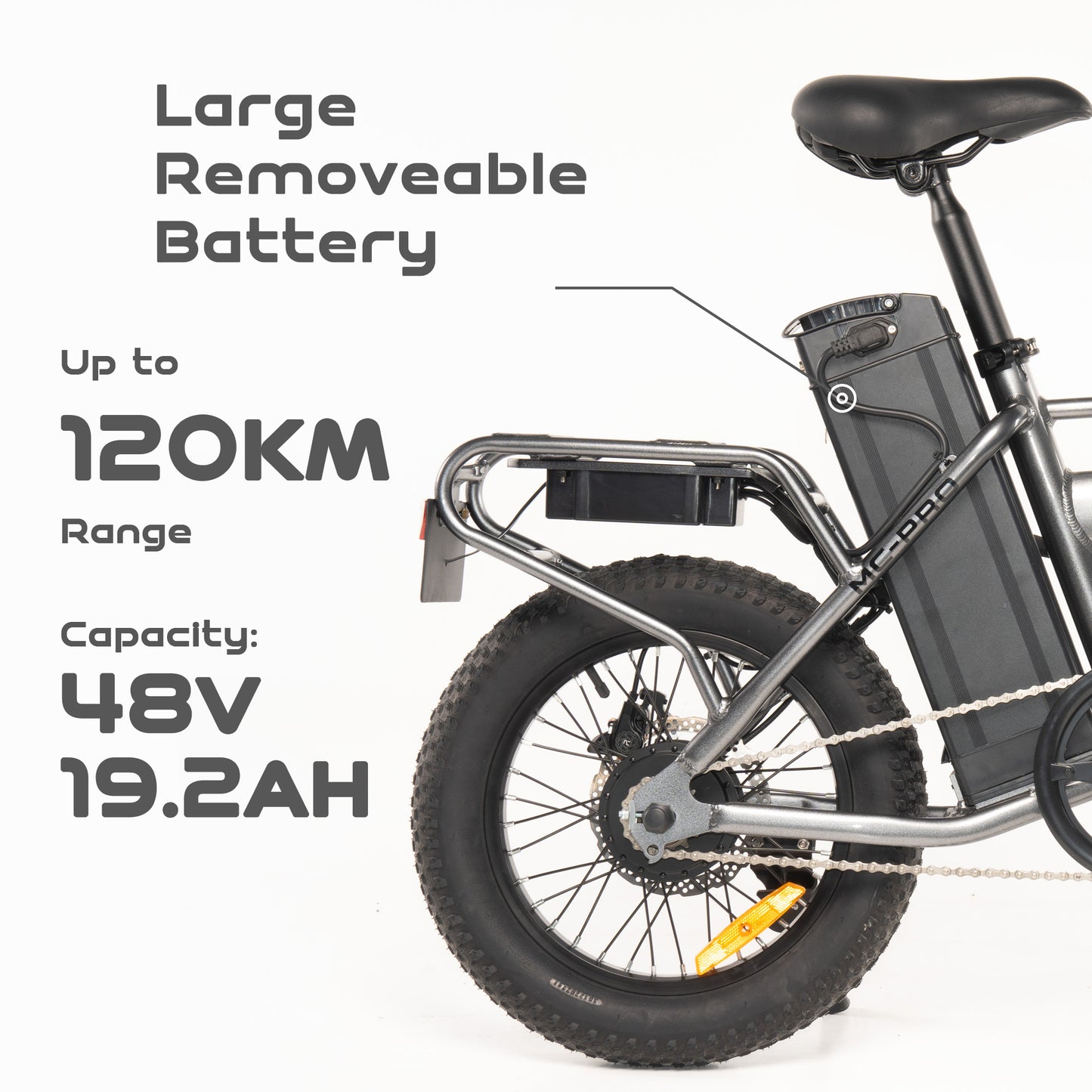 JIMOVE MC-PRO 16" FAT TYRE E-BIKE